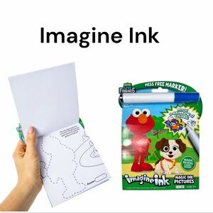 New Imagine Ink Magic Ink Pictures Mess-Free Coloring Book